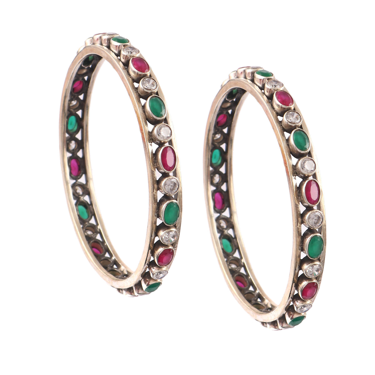 The Art Deco Geometric Bangles