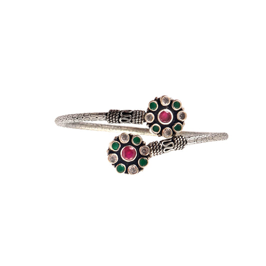 Featherlight Floral Stone Bangle
