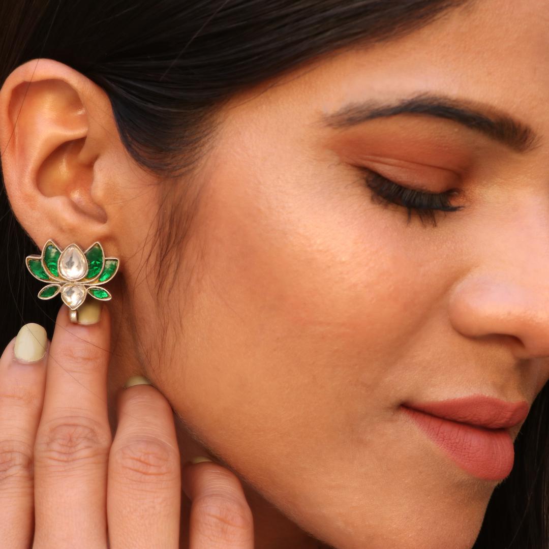Kamal Polki Studs