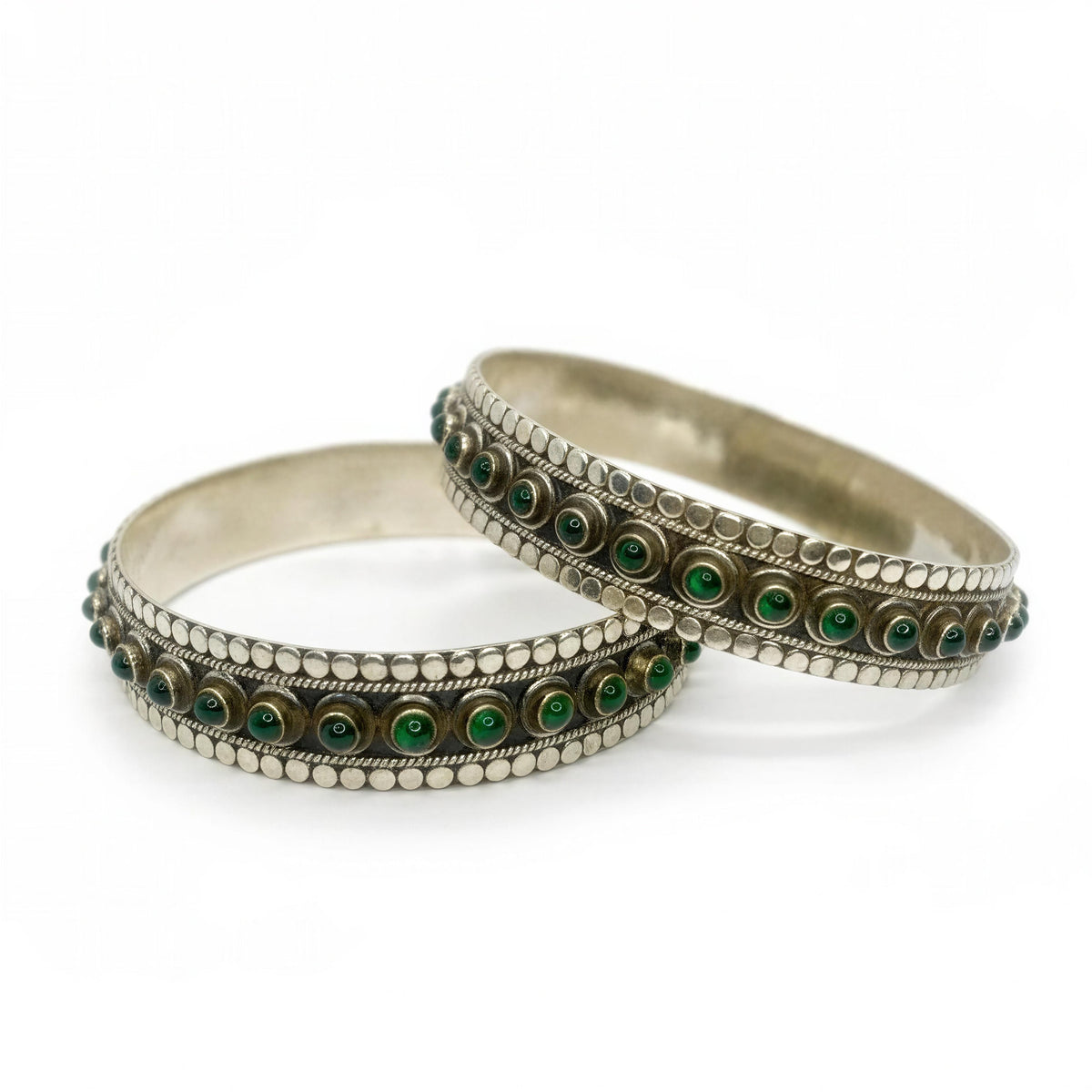 Heritage Granule Bangle Pair