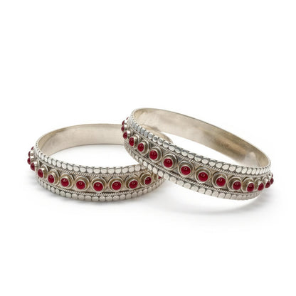 Heritage Granule Bangle Pair