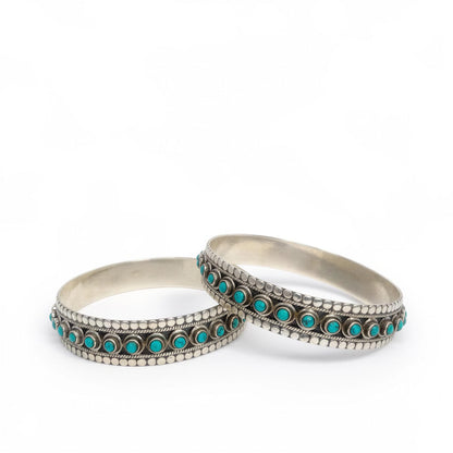 Heritage Granule Bangle Pair
