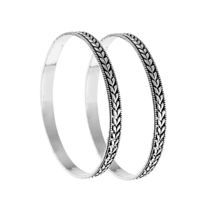 The Laurel Leaf Bangle Set