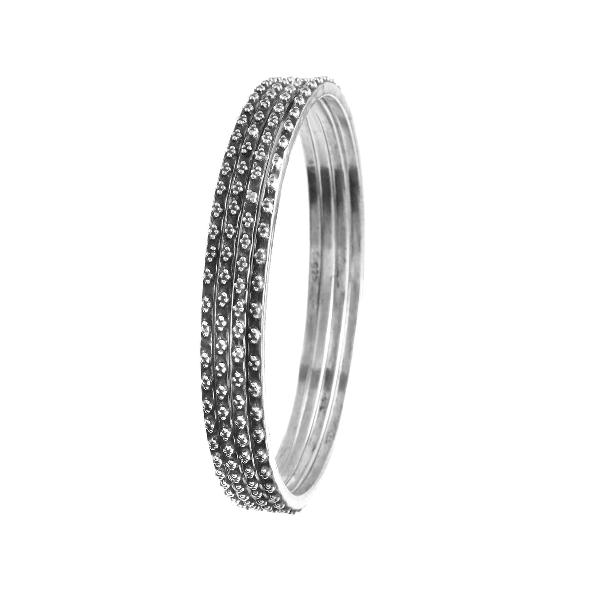 The Artisanal Rawa-Work Minimalist Bangle