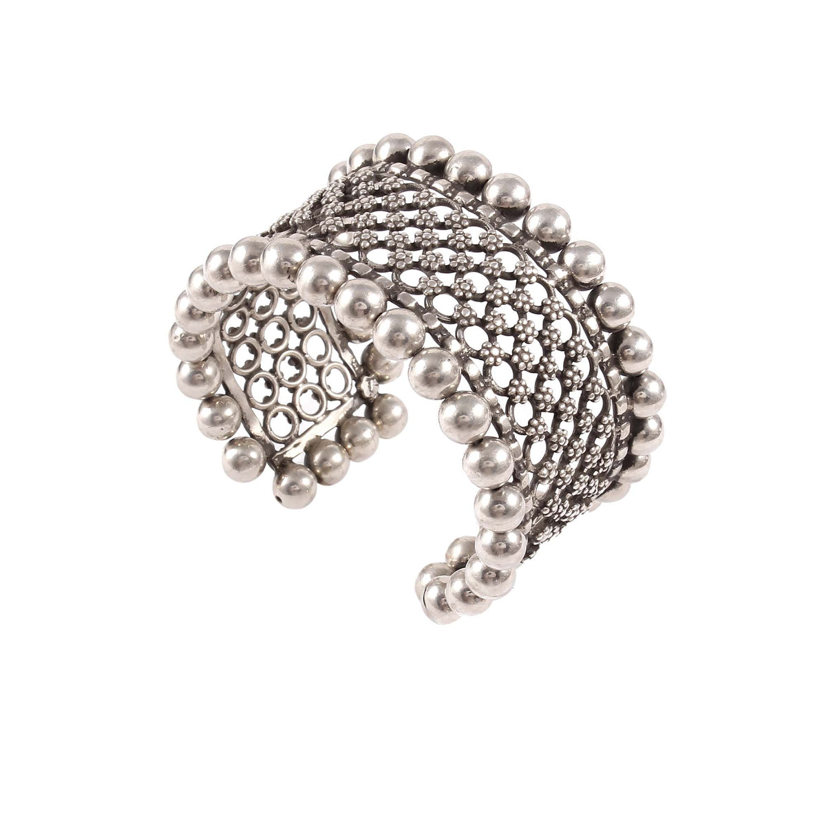 The Imperial Lattice Bead Cuff