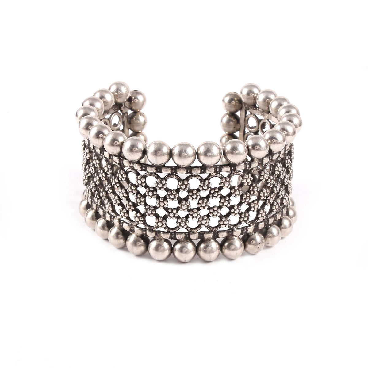 The Imperial Lattice Bead Cuff