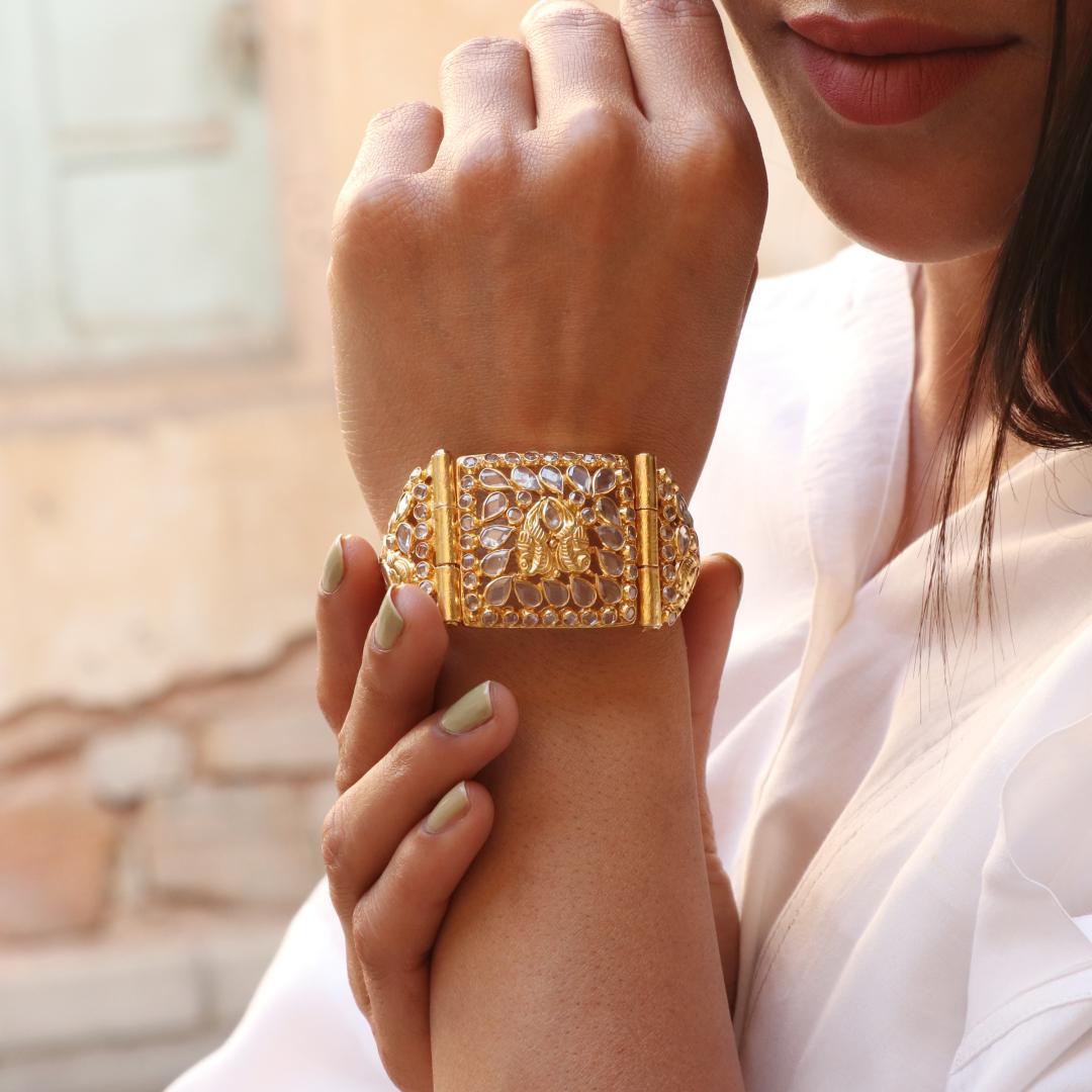 Mayur Polki Choker
