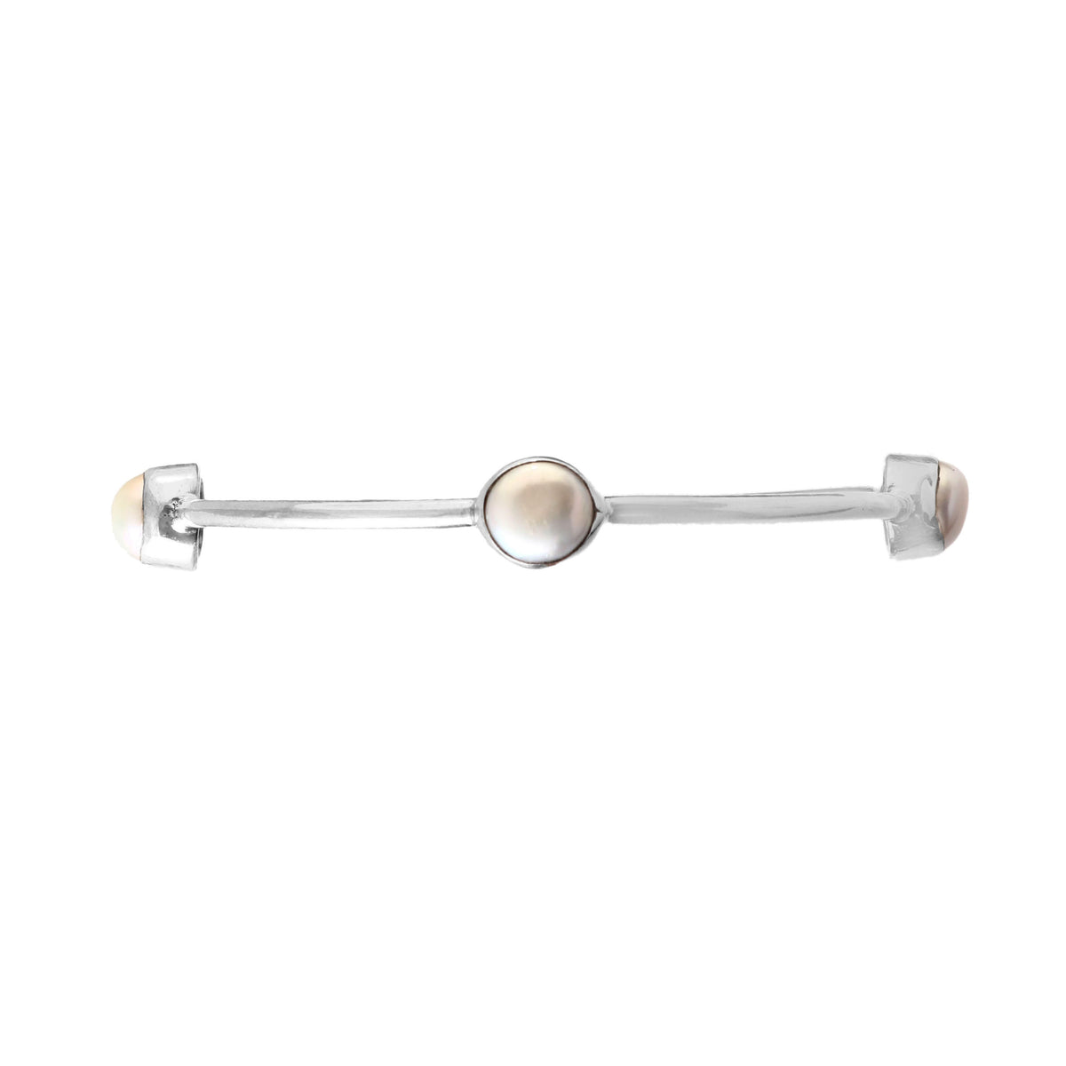 Stone Accent Closed Bangle