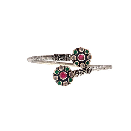 Featherlight Floral Stone Bangle